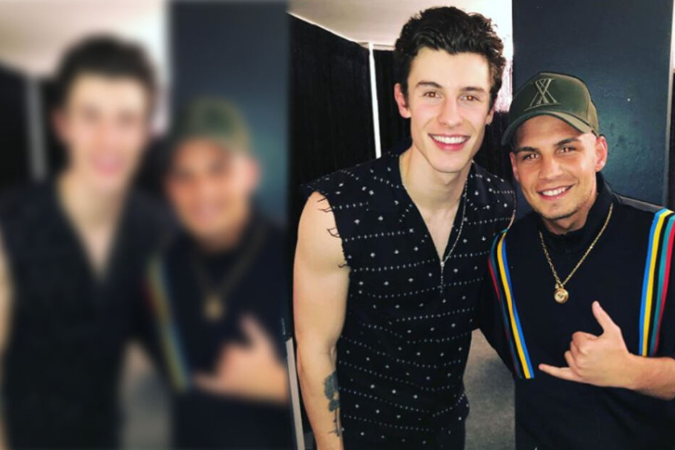 Shawn Mendes (20) hat sich nach seinem Konzert in Köln Zeit für Pietro Lombardi (26) genommen.