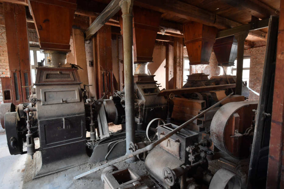 In der Wohnmühle ist noch die historische Mühlentechnik erhalten.