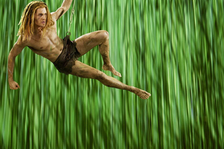 Alexander Klaws (33) in seiner Rolle als "Tarzan" im gleichnamigen Musical.