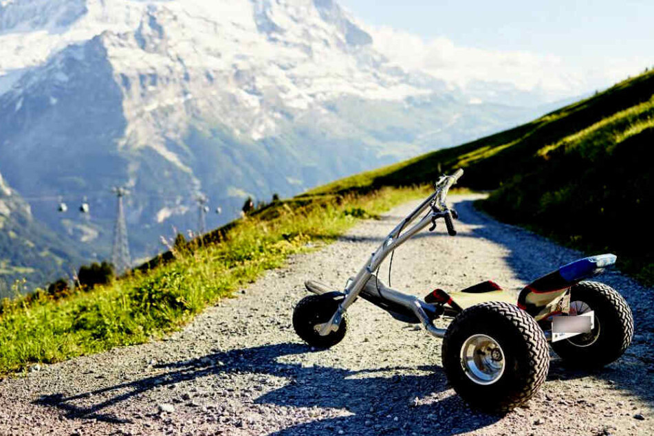 Die Männern waren mit sogenannten Mountaincarts unterwegs. (Symbolbild)