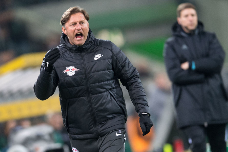 Besonders mit der Leistung in der ersten Halbzeit konnte RB-Trainer Ralph Hasenhüttl nicht zufrieden sein.
