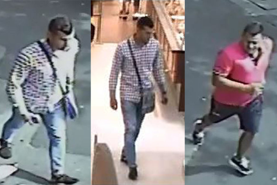 Diese drei Männer sollen im August 2016 einen älteren Mann brutal überfallen haben.