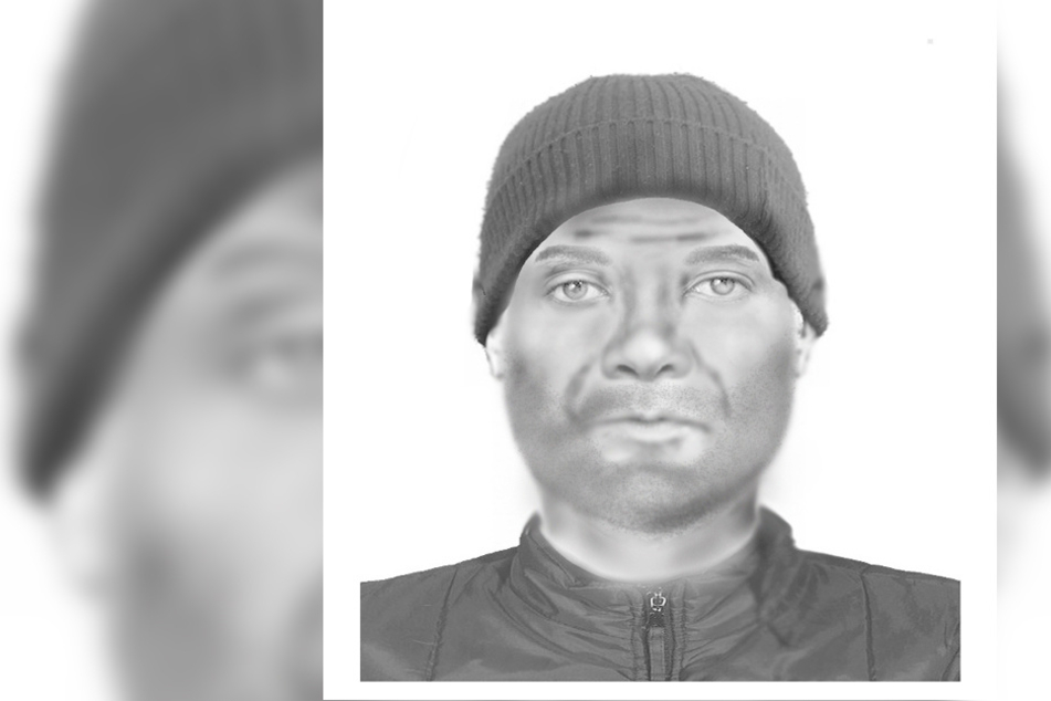 Die Polizei fahndet mit diesem Phantombild nach dem Einbrecher.