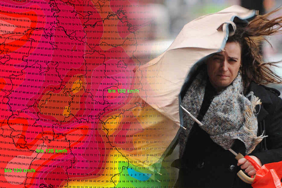 Der deutsche Wetterdienst warnt vor dem ersten Orkan des Jahres.