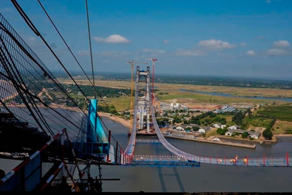 Die längste Hängebrücke Afrikas.