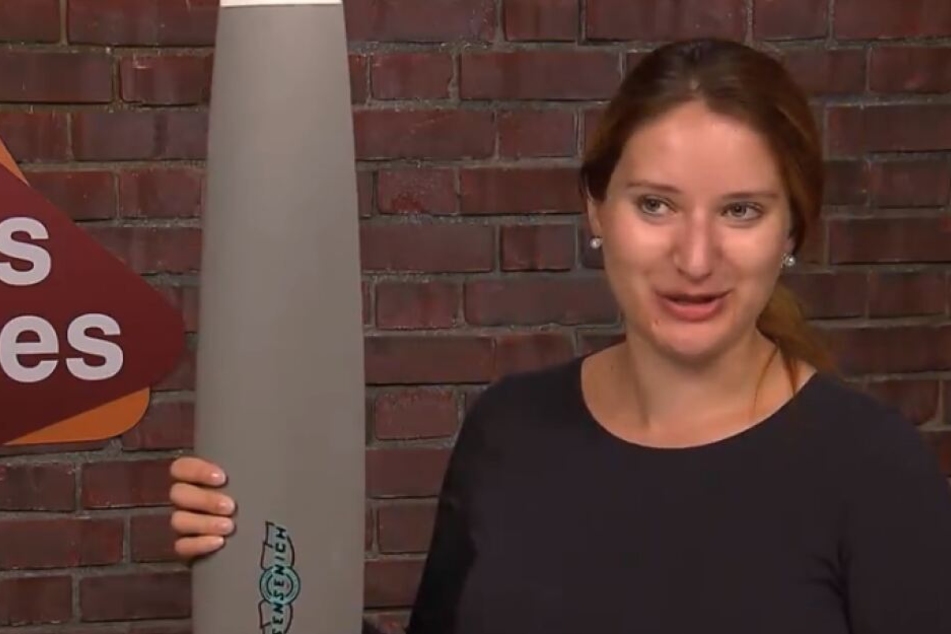 Diana mit dem Propeller.