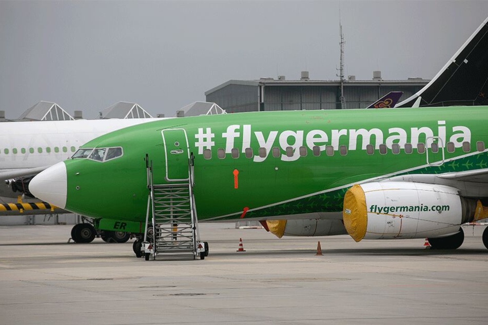 Warten auf den Neustart: In Dresden sind drei Jets von Germania gestrandet.