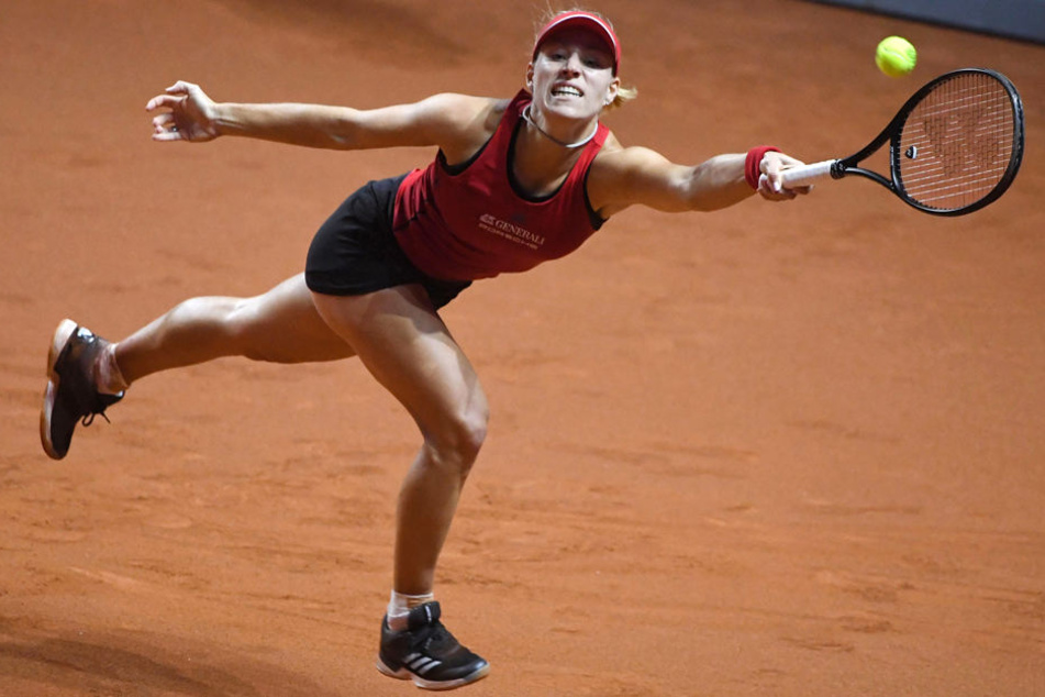 Nach anfänglichen Schwächen fand Kerber immer mehr ins Spiel.