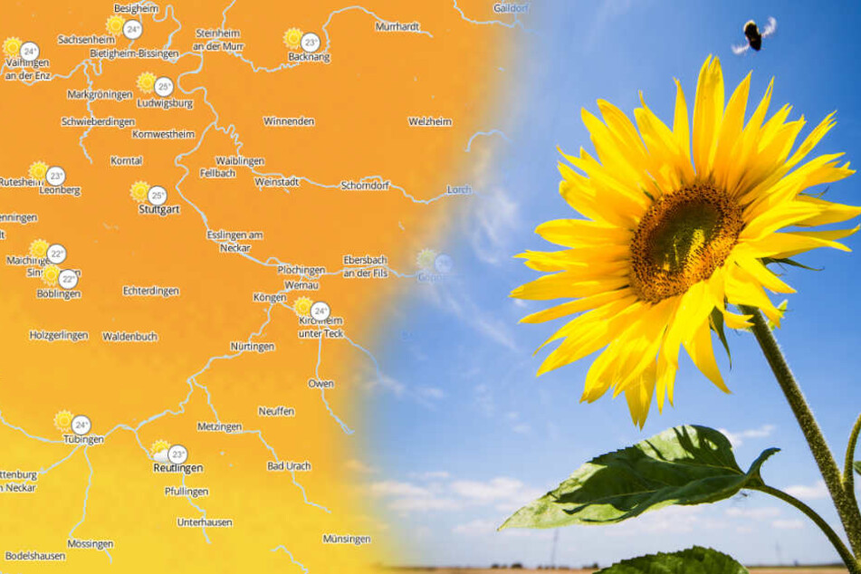Die Temperaturen bleiben in den kommenden Tagen deutlich niedriger als zuletzt. (Fotomontage/Symbolbild)