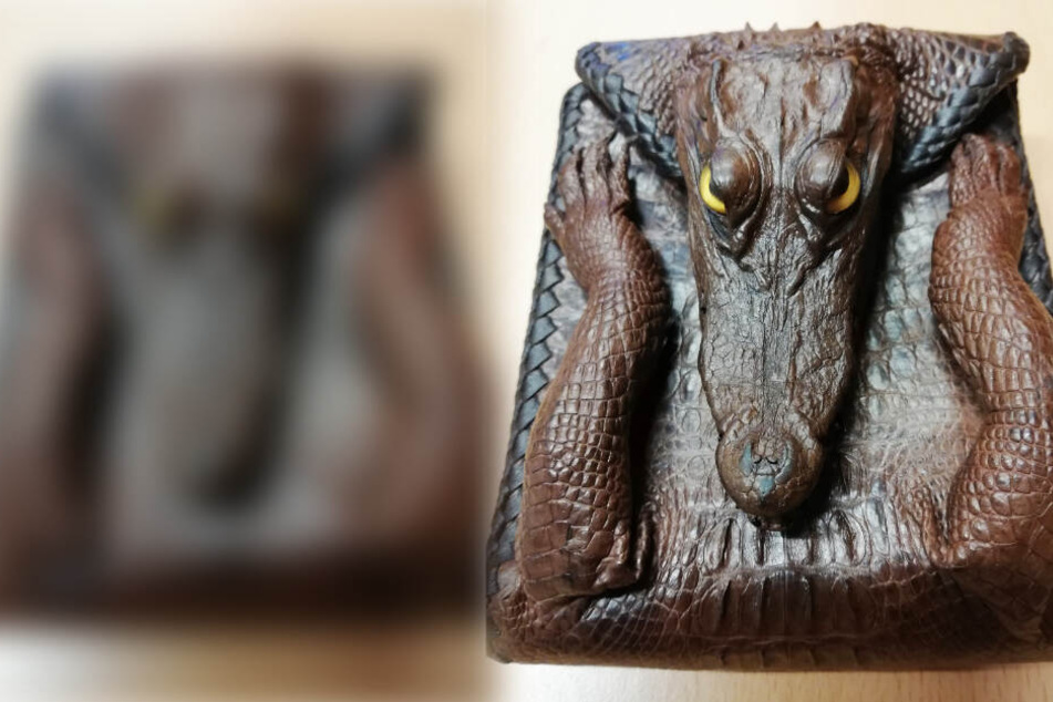 Bei dem Krokodil handelt es sich nach Prüfung durch den Zoll um ein sog. Siam-Krokodil.
