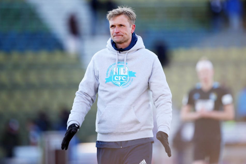 Die Enttäuschung ist dem Chemnitzer Trainer David Bergner anzusehen.