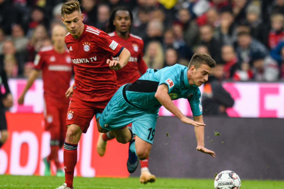 Der SC Freiburg setzte sich in der Allianz Arena mit allen Mitteln gegen Bayern zur Wehr.