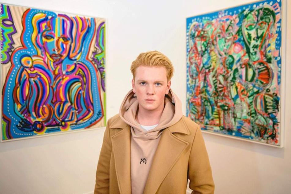 Leon Löwentraut gilt als einer der Shooting-Stars in der Kunstszene.