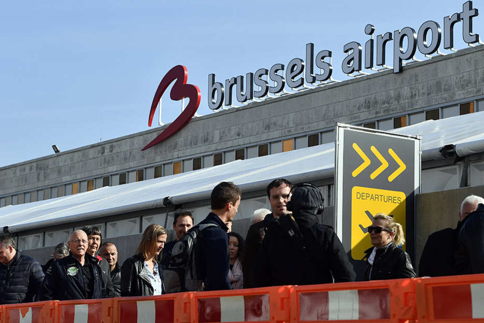 Bombenalarm im Flughafen Brüssel.
