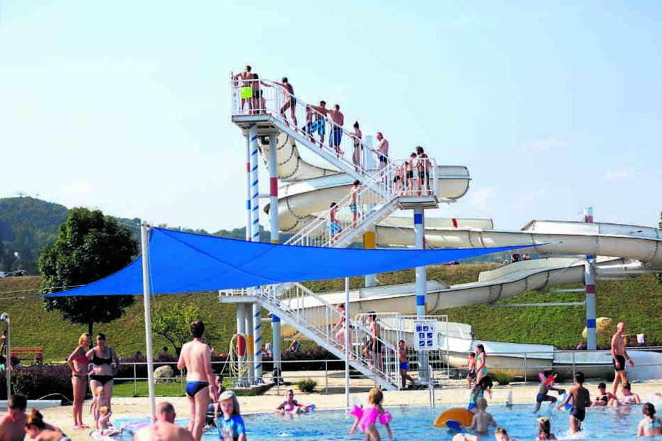 Das Bad in Cossebaude hat bei Wassertemperaturen von 19 Grad schon auf.