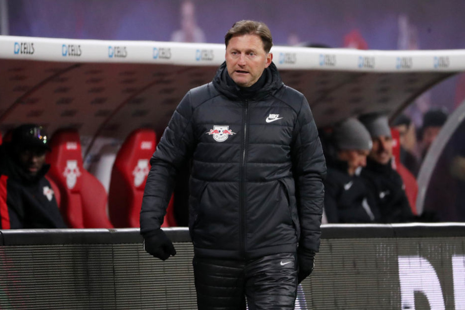 Konnte es nicht fassen: RB Leipzigs Trainer Ralph Hasenhüttl musste trotz 1:0-Halbzeitführung eine 1:2-Pleite gegen Köln hinnehmen.