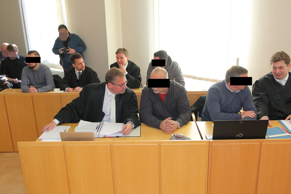 Der "Bürgerwehr"-Prozess in Kamenz. Das Verfahren wurde letztlich wegen "Geringfügigkeit" eingestellt.