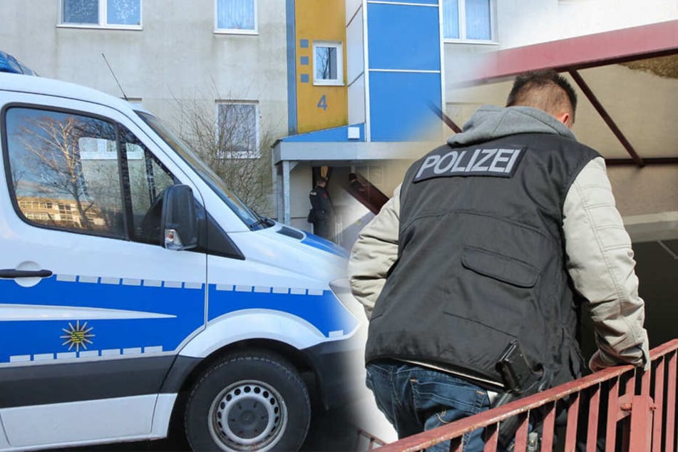 Am Dienstagmorgen rückten Einsatzkräfte aus Dresden an.