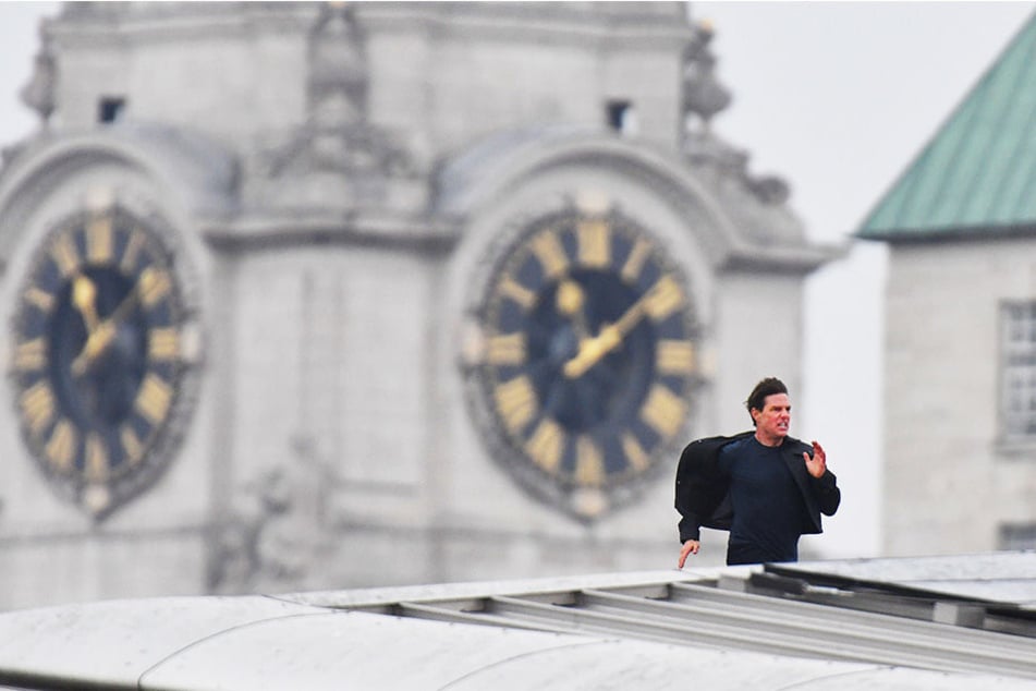 Über den Dächern von London: Tom Cruise durfte sich austoben - verletzte sich bei einem Sprung aber so schwer, dass die Dreharbeiten monatelang unterbrochen werden mussten.