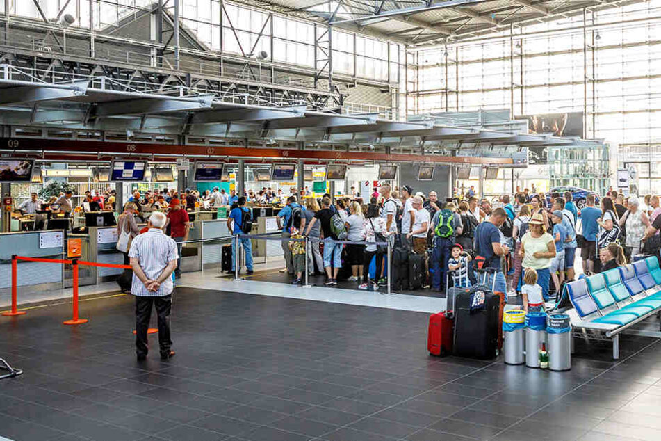 Erst im letzten Moment kam eine gebürtige Cottbusserin zum Flughafen.