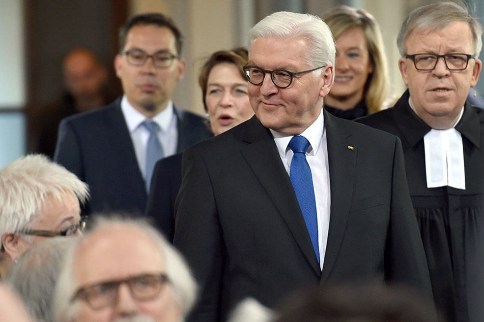 Zum 150-jährigen Bestehen der Bodelschwingshen Stiftungen Bethel kam Bundespräsident Frank-Walter Steinmeier nach Bielefeld.