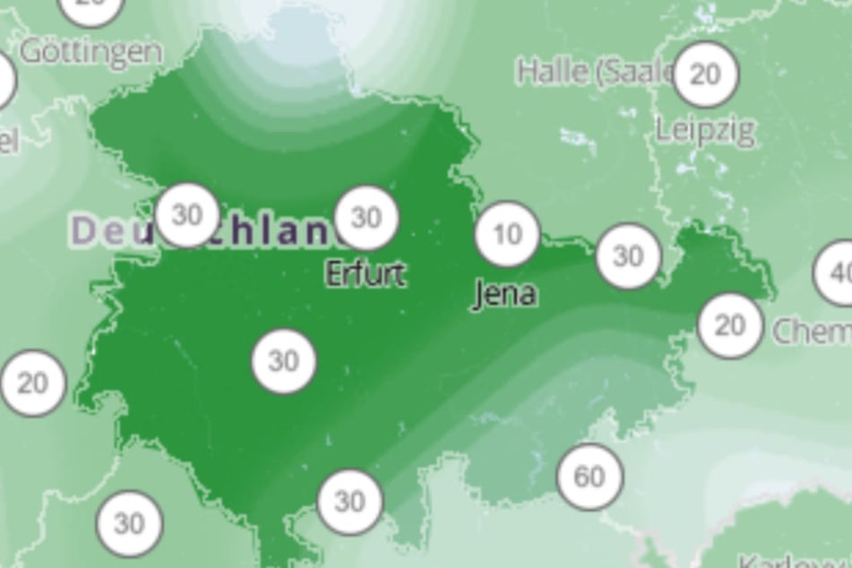 Im Süden wird es Schnee geben, doch für den Rest Thüringens sieht es eher schlecht aus.