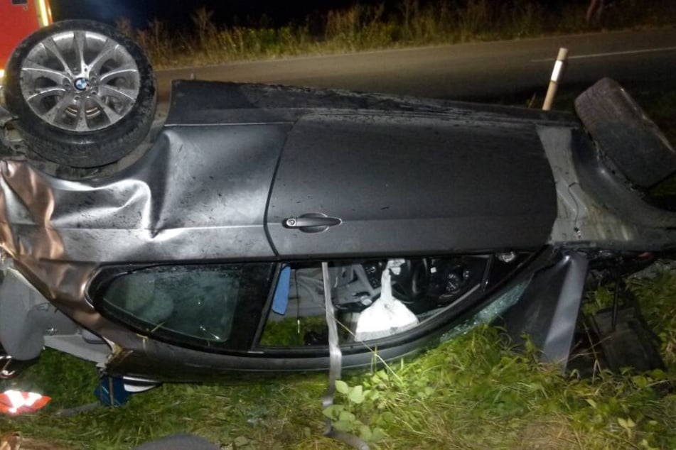 Der BMW des Mannes überschlug sich mehrfach.