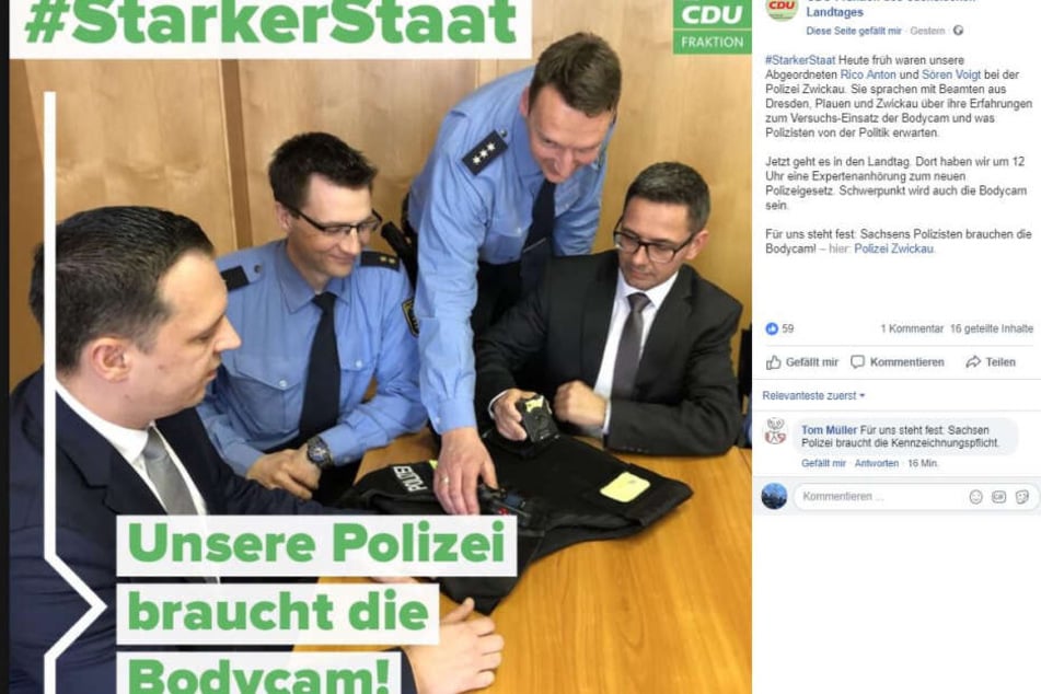 So informierte die CDU-Fraktion über den Besuch bei der Polizei.