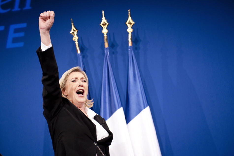 Die Präsidentschaftskandidatin der rechtsextremen französischen Partei Front National Marine Le Pen