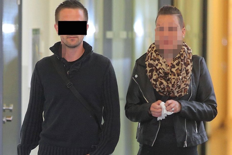 Tom H. (28, l.) drohte mit einem Amoklauf, weil es Ärger mit Freundin Kathy
(r.) gab.
