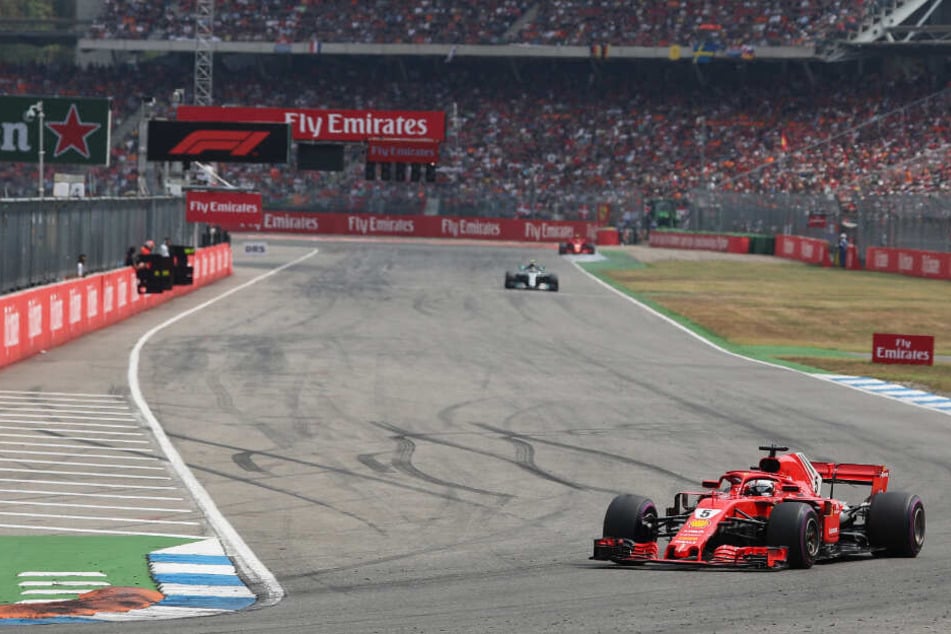 Grand Prix von Deutschland auf dem Hockenheimring im Jahr 2018.