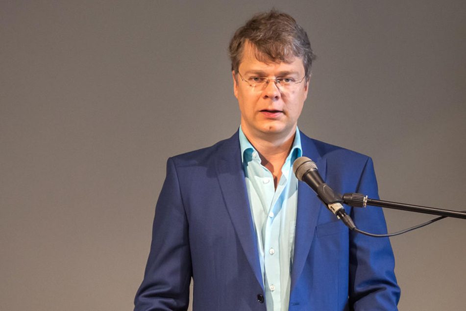 Oberbürgermeister Marcel Schmidt (Freie Wähler Union).