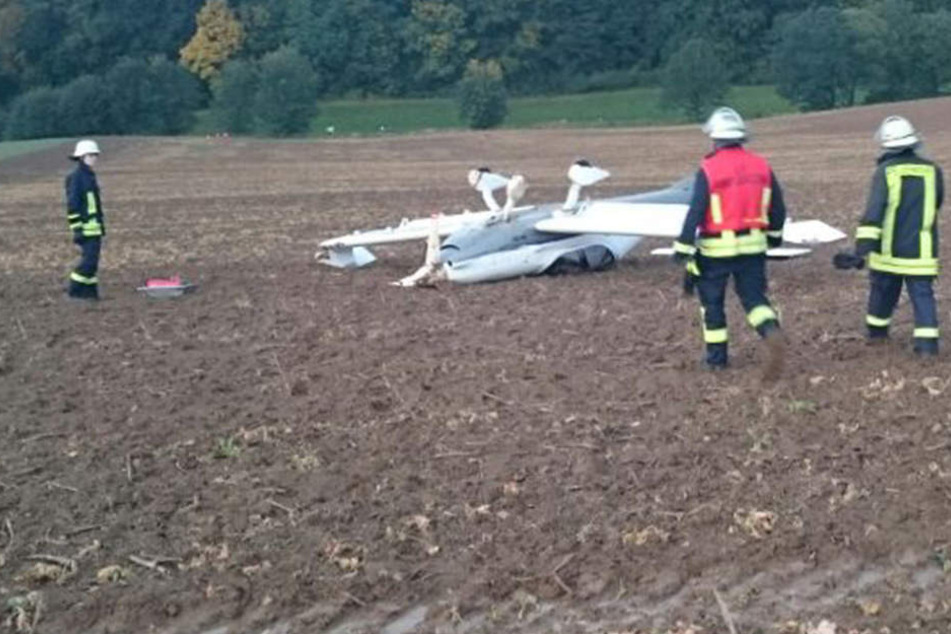 Das Ultraleichtflugzeug hatte wohl einen technischen Defekt, weswegen der Pilot notlanden musste.