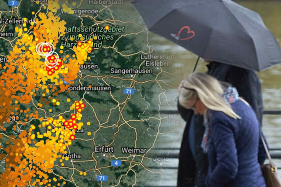 In Thüringen wird das Wetter ziemlich ungemütlich.