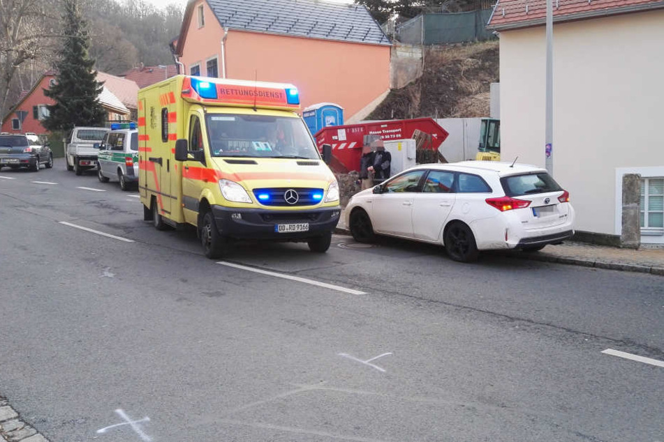 Ein Toyota-Fahrer hat in Dresden zwei Kinder angefahren.