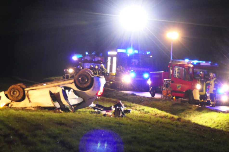 Feuerwehr, Polizei und Rettungsdienst waren vor Ort.
