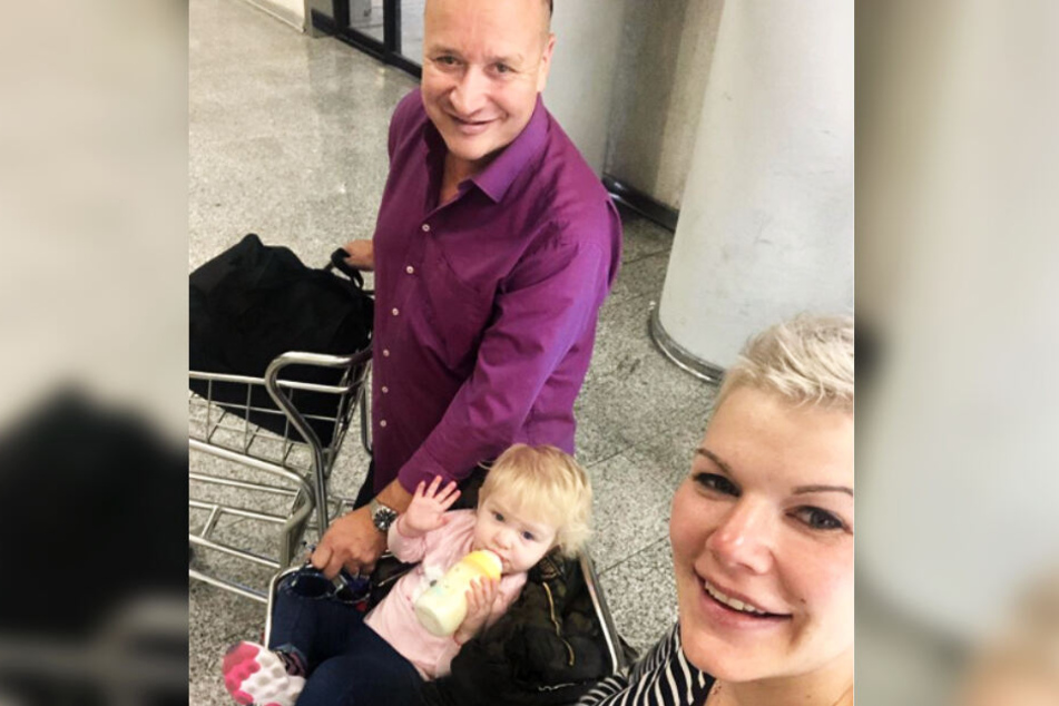 Mit ihrer kleinen Familie pendelt die Entertainerin zwischen Deutschland und Mallorca.