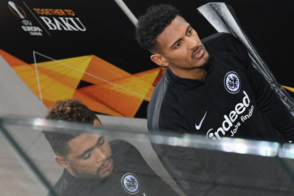 Sebastién Haller (Re.) ist auf dem Transfermarkt aufgrund seiner herausragenden Leistungen bei Eintracht Frankfurt angeblich heißbegehrt.