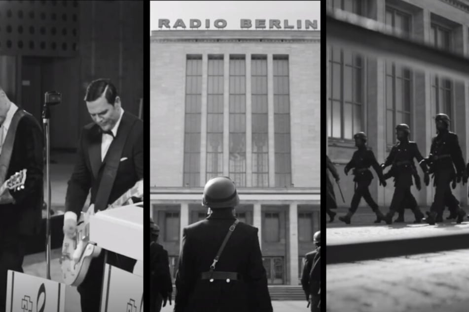 Martialischer schwarz-weiß Look: Rammstein halten ihren Charme auch im neuen Video düster.