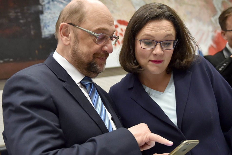 Andrea Nahles soll Martin Schulz als SPD-Vorsitzenden ablösen.