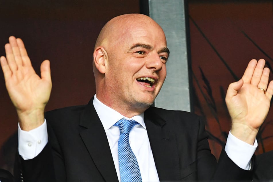 FIFA-Präsident Gianni Infantino plant bei der WM 2022 in Katar ein Großturnier mit 48 teilnehmenden Nationen.