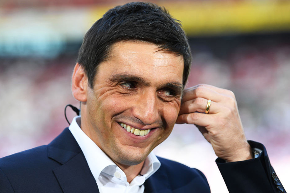 Der Stuttgart-Coach ist st mit seiner Mannschaft sehr zufrieden.