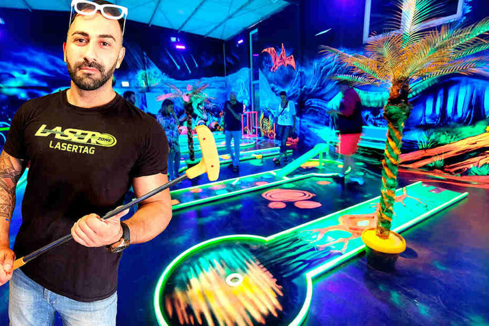 Armen Adyano kümmert sich darum, dass in der GlowZone alles nach Plan läuft.