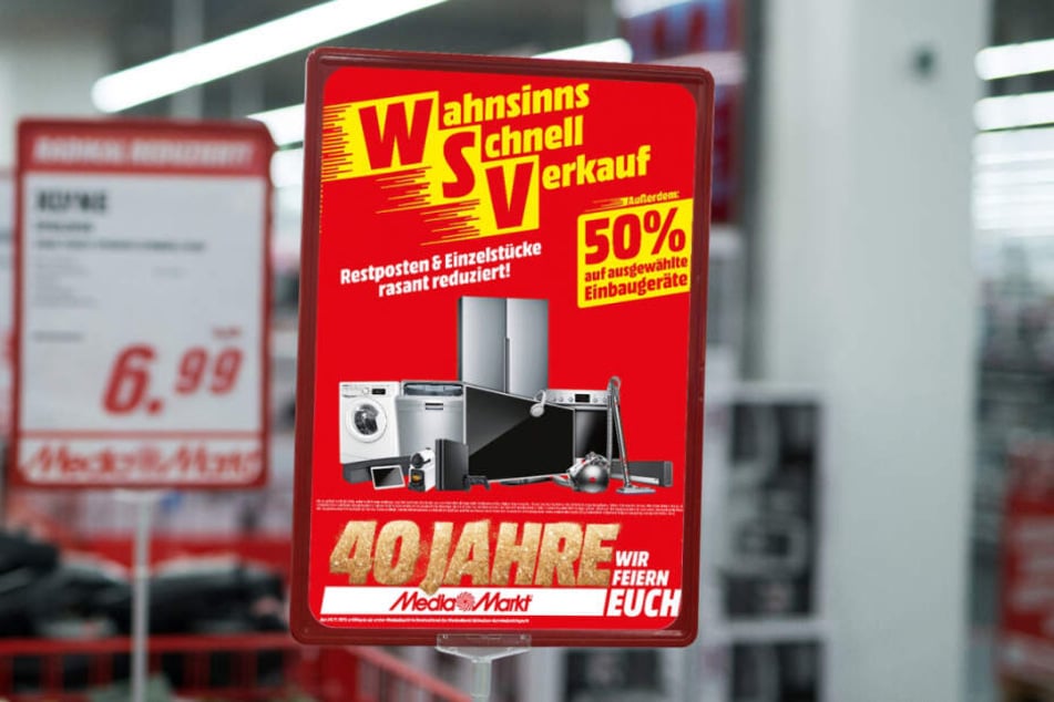 Auf welche Produkte Ihr richtig spart, erkennt Ihr an diesen roten Schildern!