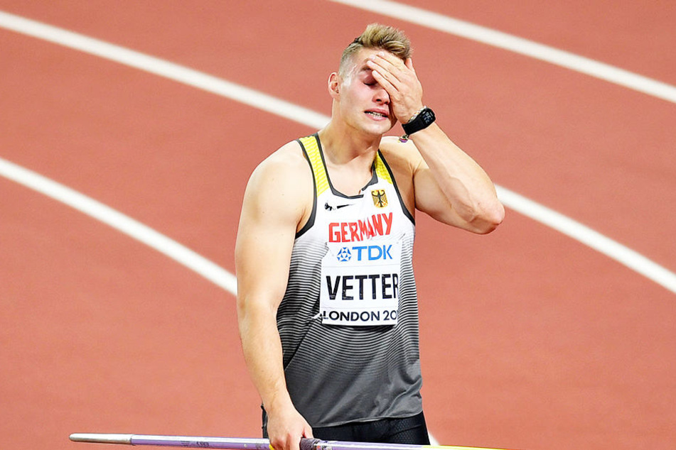 Mit Tränen in den Augen trat Vetter zum letzten und damit sechsten Wurf an. Bereits der erste hatte ihm Gold beschert.