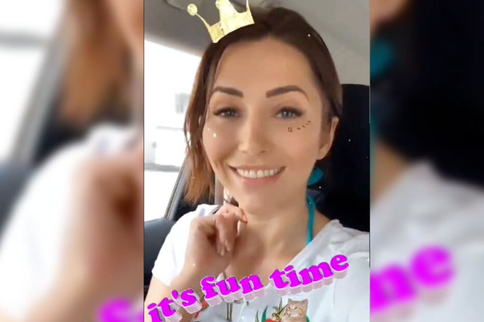 Das Bild zeigt den Screenshot einer Instagram-Story von Anastasiya Avilova.