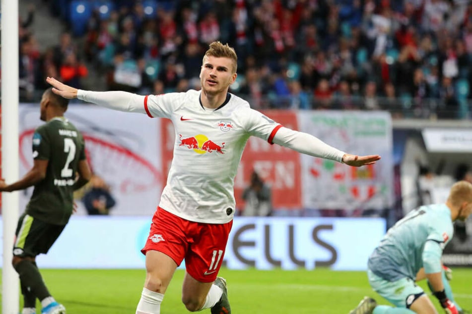 Timo Werner befindet sich nach seiner Vertragsverlängerung auf einem absoluten Höhenflug, ist im Schnitt an 1,3 Toren pro Spiel direkt beteiligt.