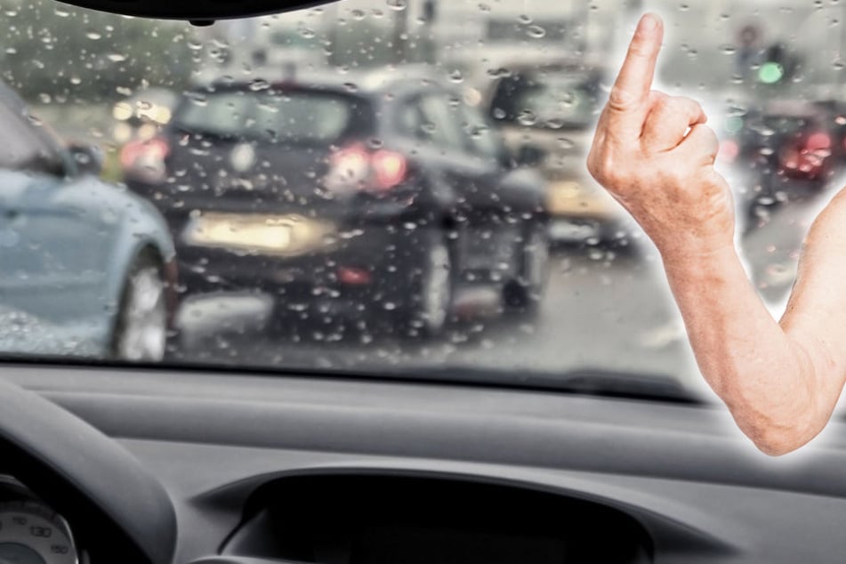 Die Polizei in Köln sucht einen Unfallflüchtigen, der auch noch den Mittelfinger zeigte.