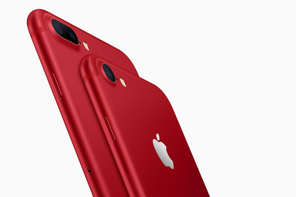 Das neue iPhone 7 wird es in einem knalligen Rot geben.