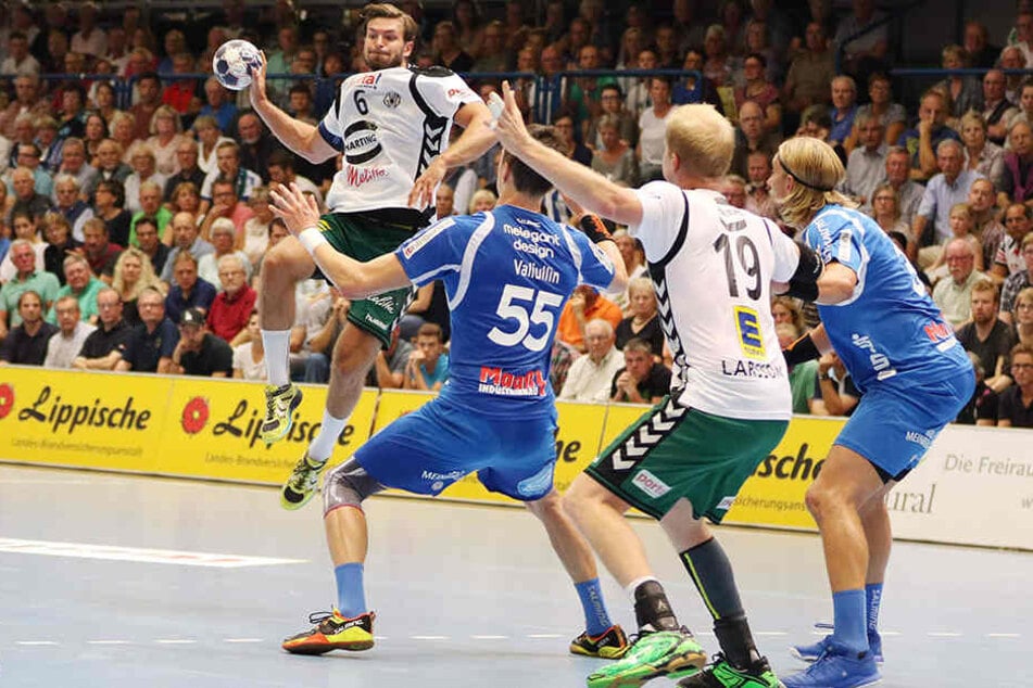Helge Freimann (Nr. 6) und Joakim Larsson (Nr. 19) müssen in Berlin alles raushauen.